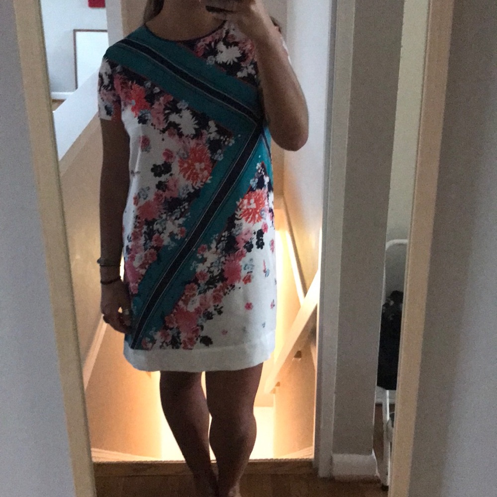Floral Silk Dress French Connection